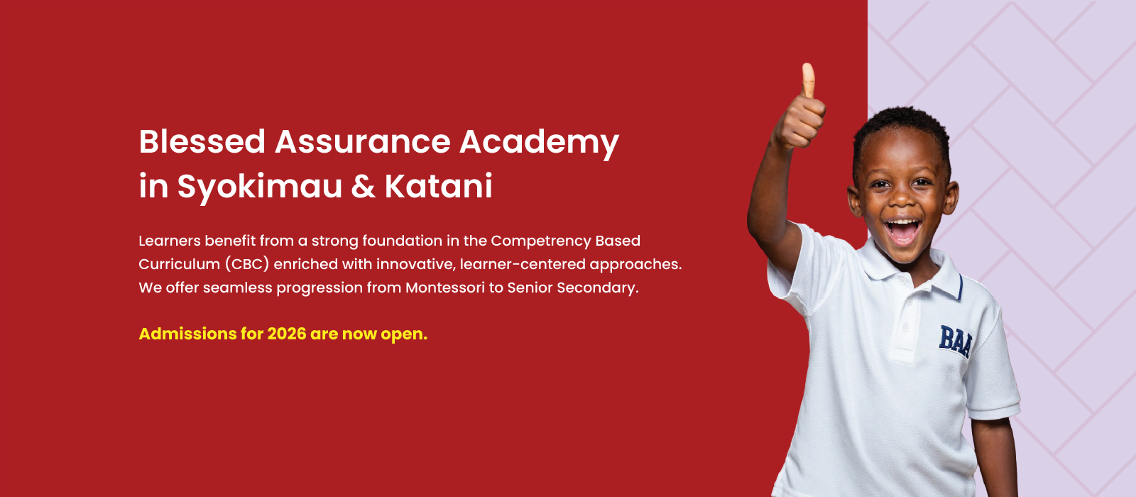 About the Blessed Assurance Academy