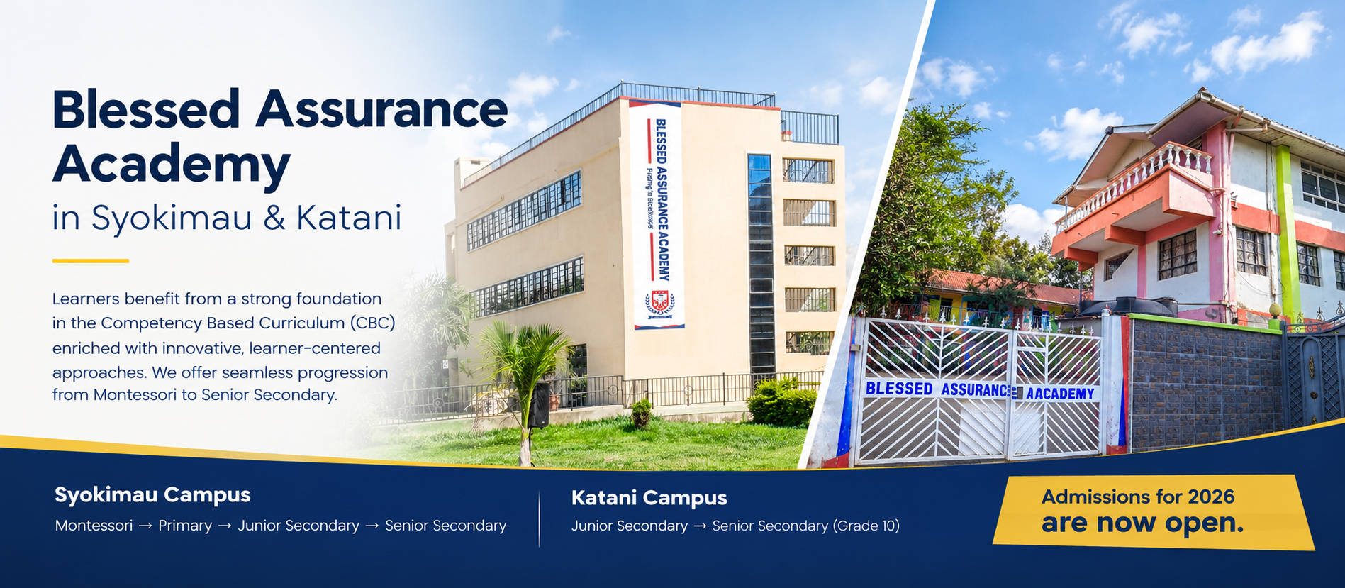 About the Blessed Assurance Academy